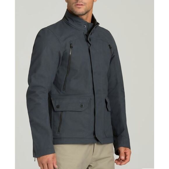 Aether Mojave Men's Canvas Motorcycle Jacket Graphite Gray Size XL - Picture 1 of 11